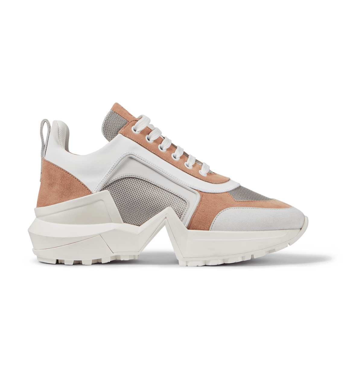 Tan and Silver Suede 4.0 Sneakers